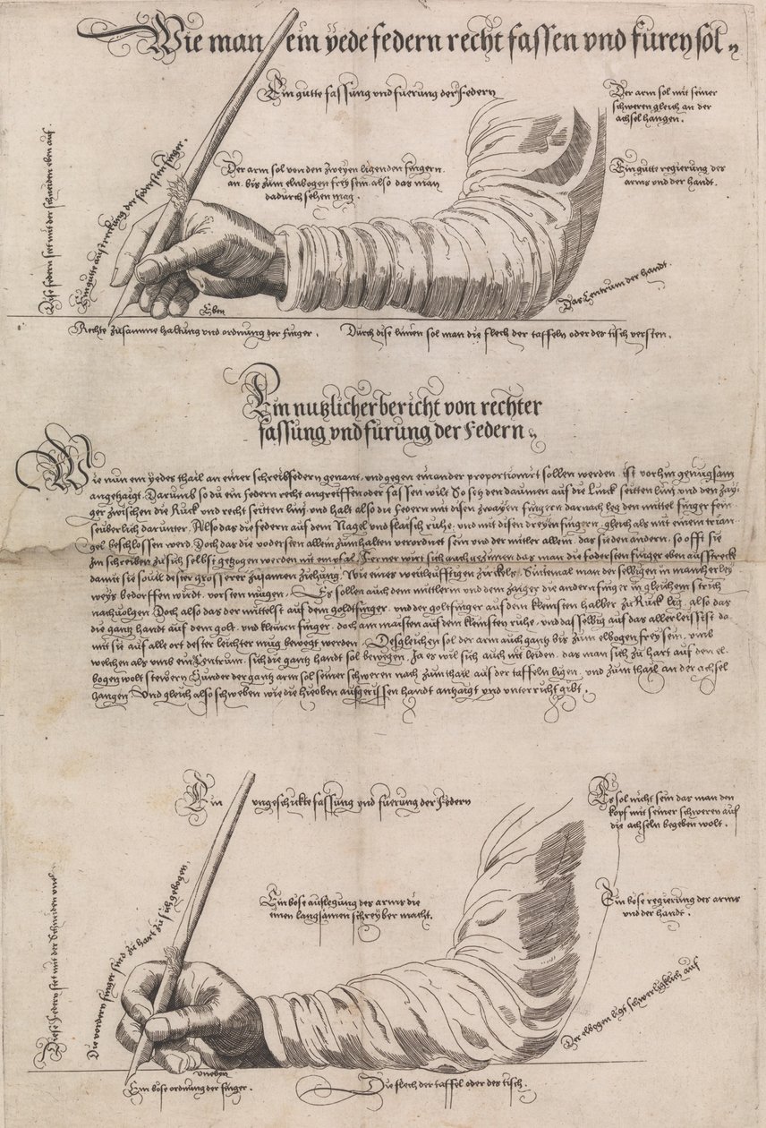 Schreibkunst Kirjoittamisen taito, 1601, 1631. tekijältä Anton Neudörffer