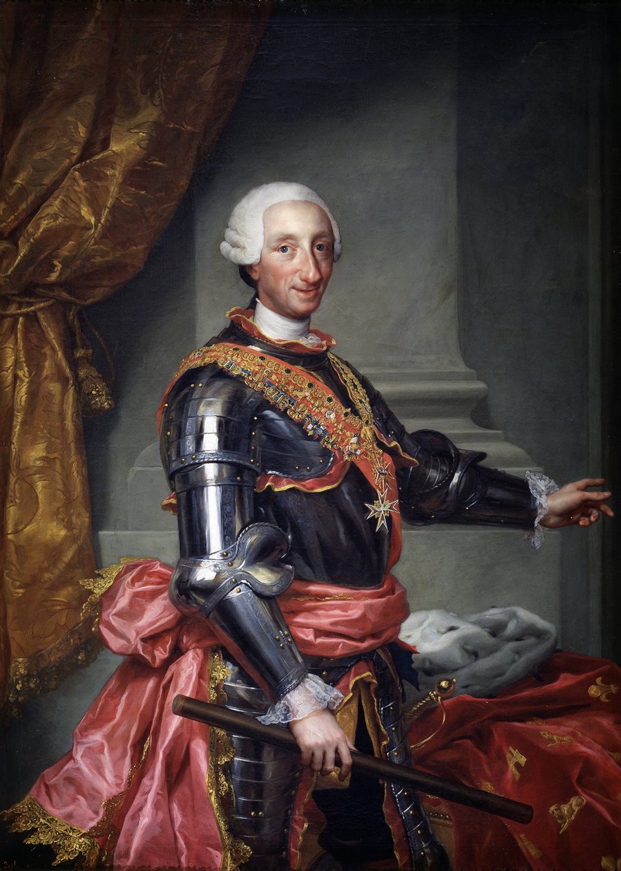 Kaarle III Espanjalainen, noin 1761 tekijältä Anton Raphael Mengs