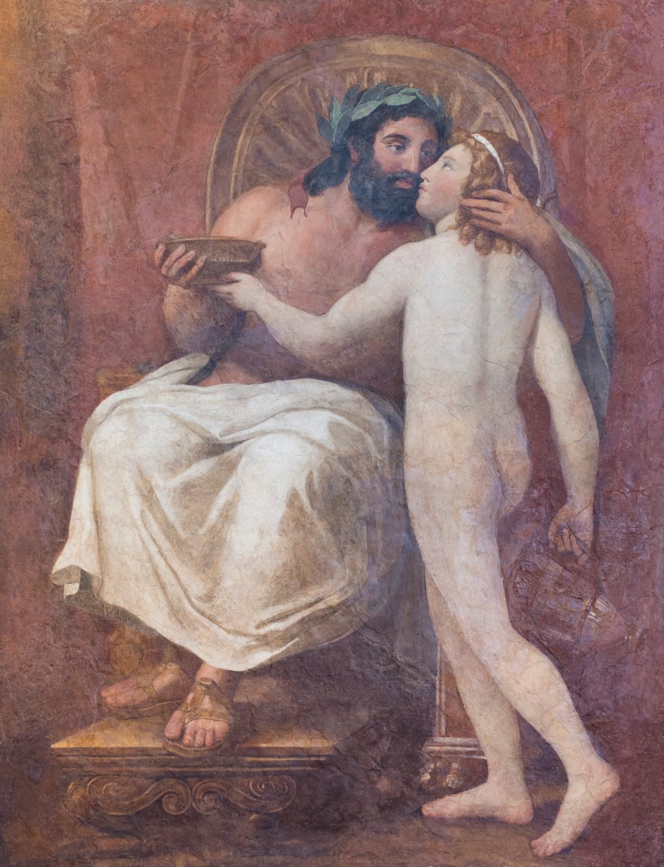 Jupiter ja Ganymedes tekijältä Anton Raphael Mengs