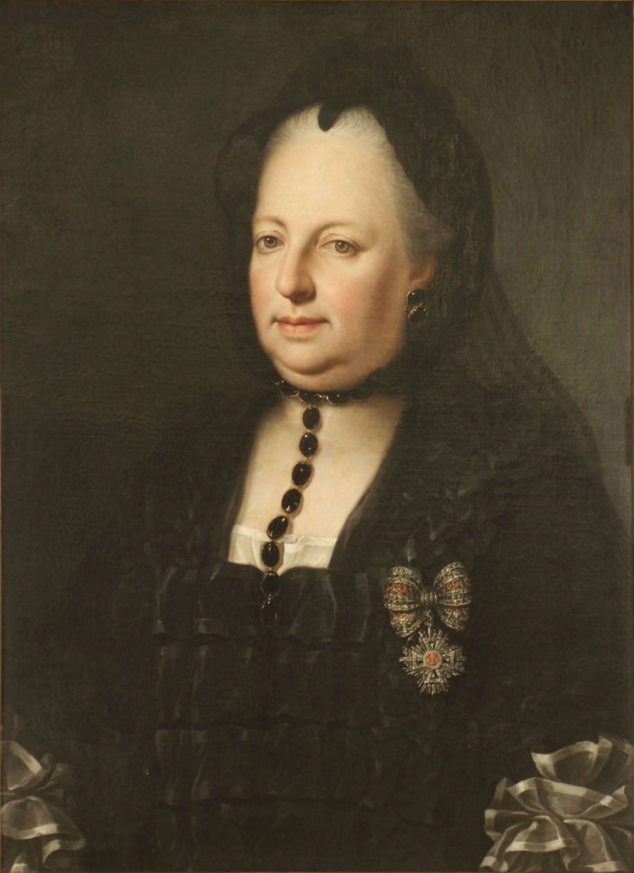 Maria Teresia suruvaatteissa tekijältä Anton von Maron