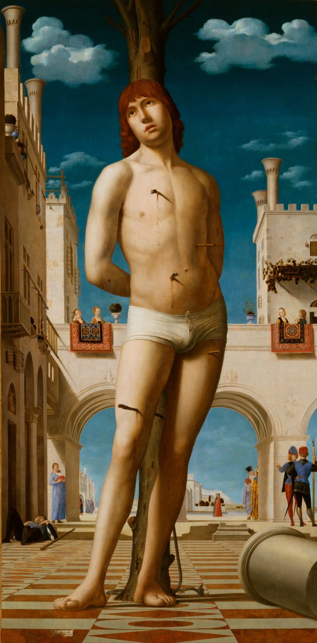 Pyhä Sebastian tekijältä Antonello da Messina