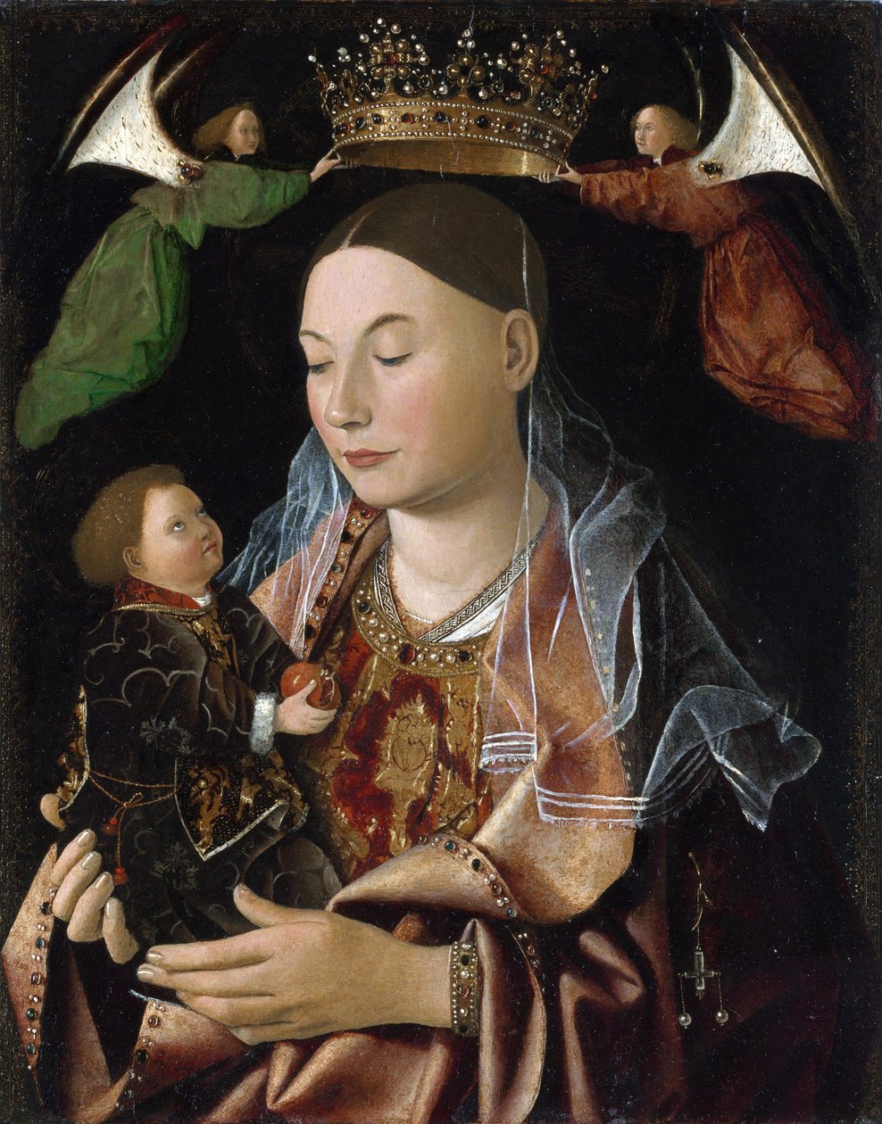 Neitsyt ja lapsi tekijältä Antonello da Messina