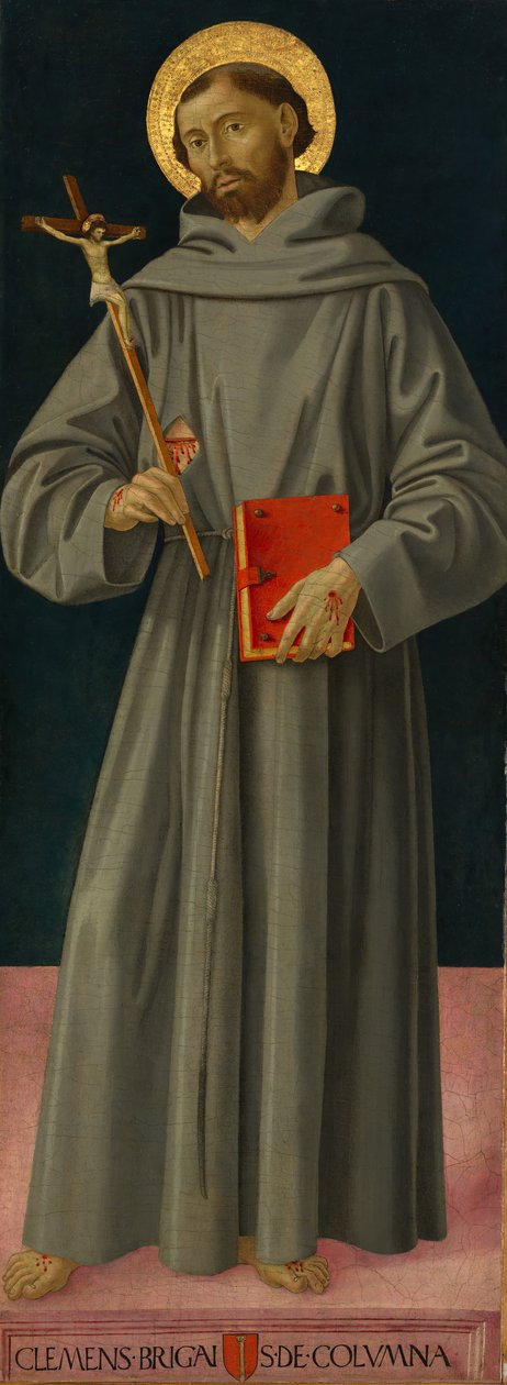 Pyhä Franciscus Assisilainen, n. 1480-81. tekijältä Antoniazzo Romano