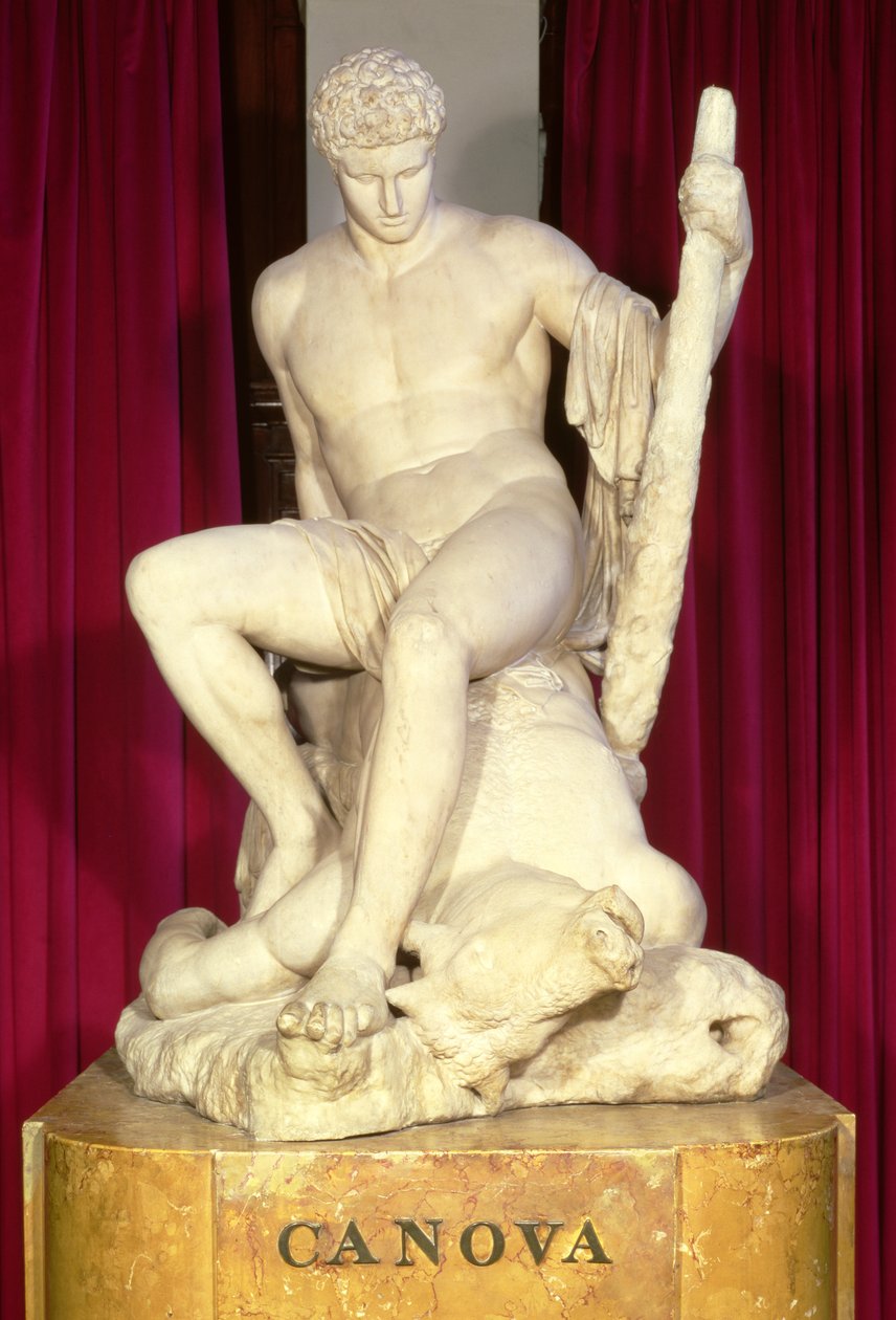 Theseus ja Minotauros, 1782 (marmori) tekijältä Antonio Canova
