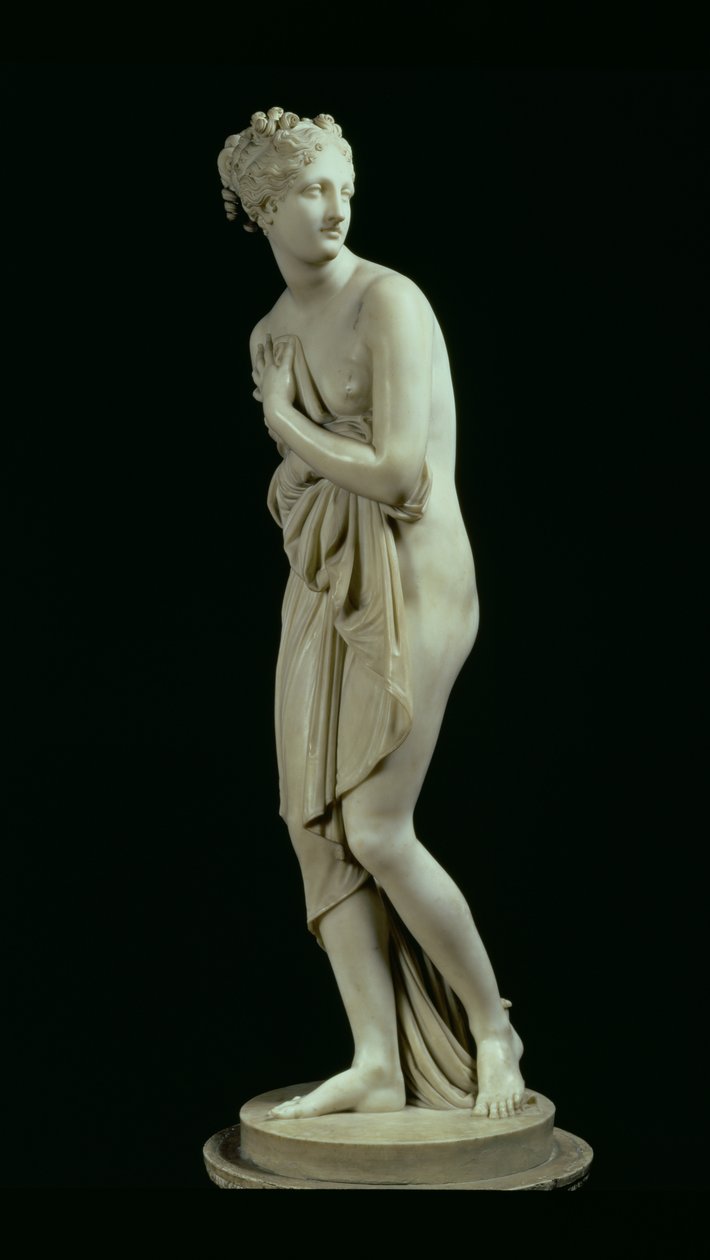 Venus, sivukuva, 1810 (marmori) (ks. myös 79618) tekijältä Antonio Canova