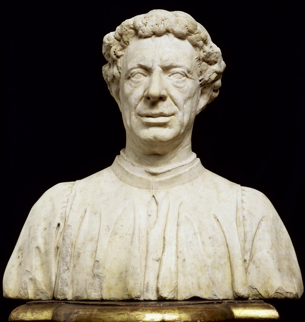 Matteo Palmierin rintakuva, 1468 (marmori) tekijältä Antonio Rossellino