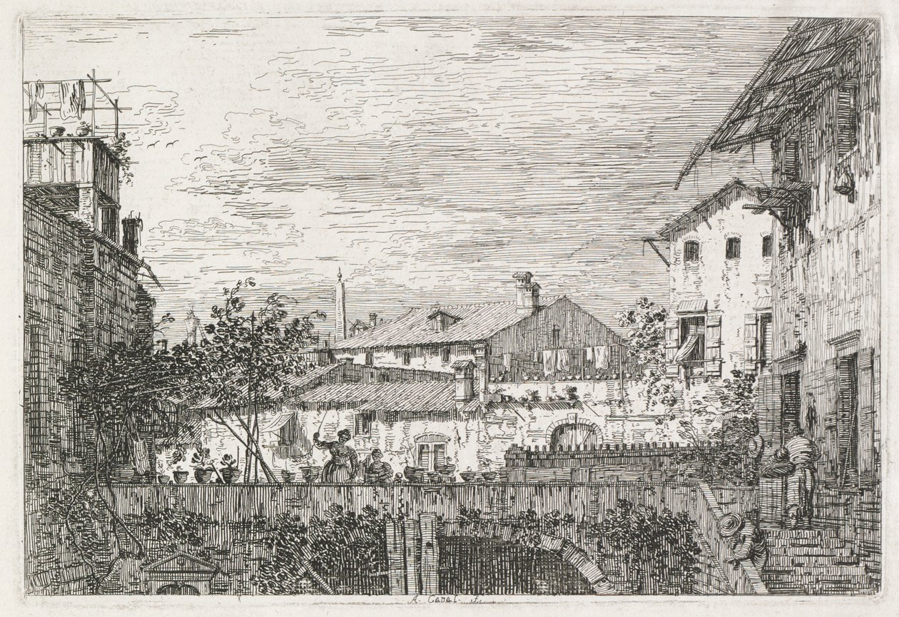 Näkymät: Terassi tekijältä Antonio Canaletto