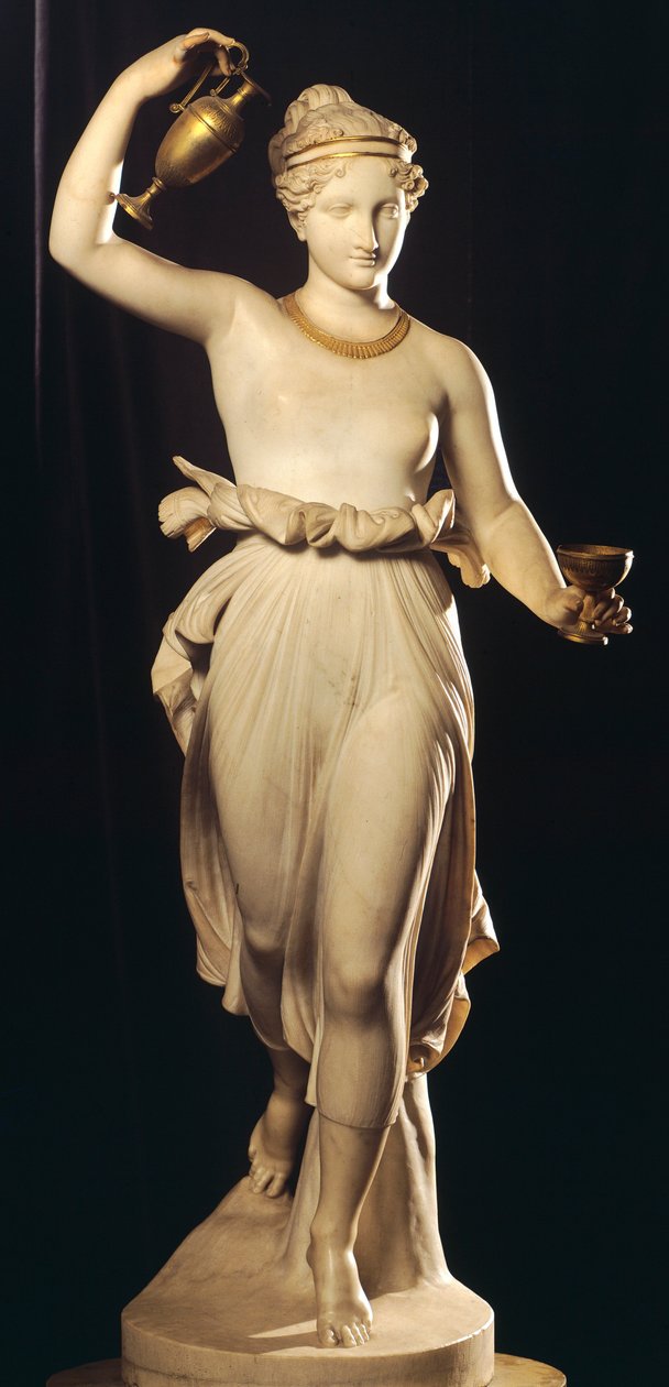 Antonio Canovan (1757-1822) Hebe, marmoripatsas tekijältä Antonio Canova
