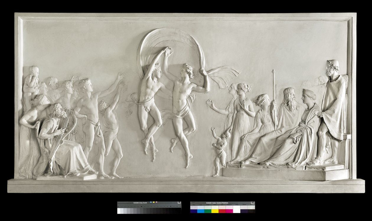 Alcynoksen pojat tanssimassa, 1790-92 (kipsi) tekijältä Antonio Canova