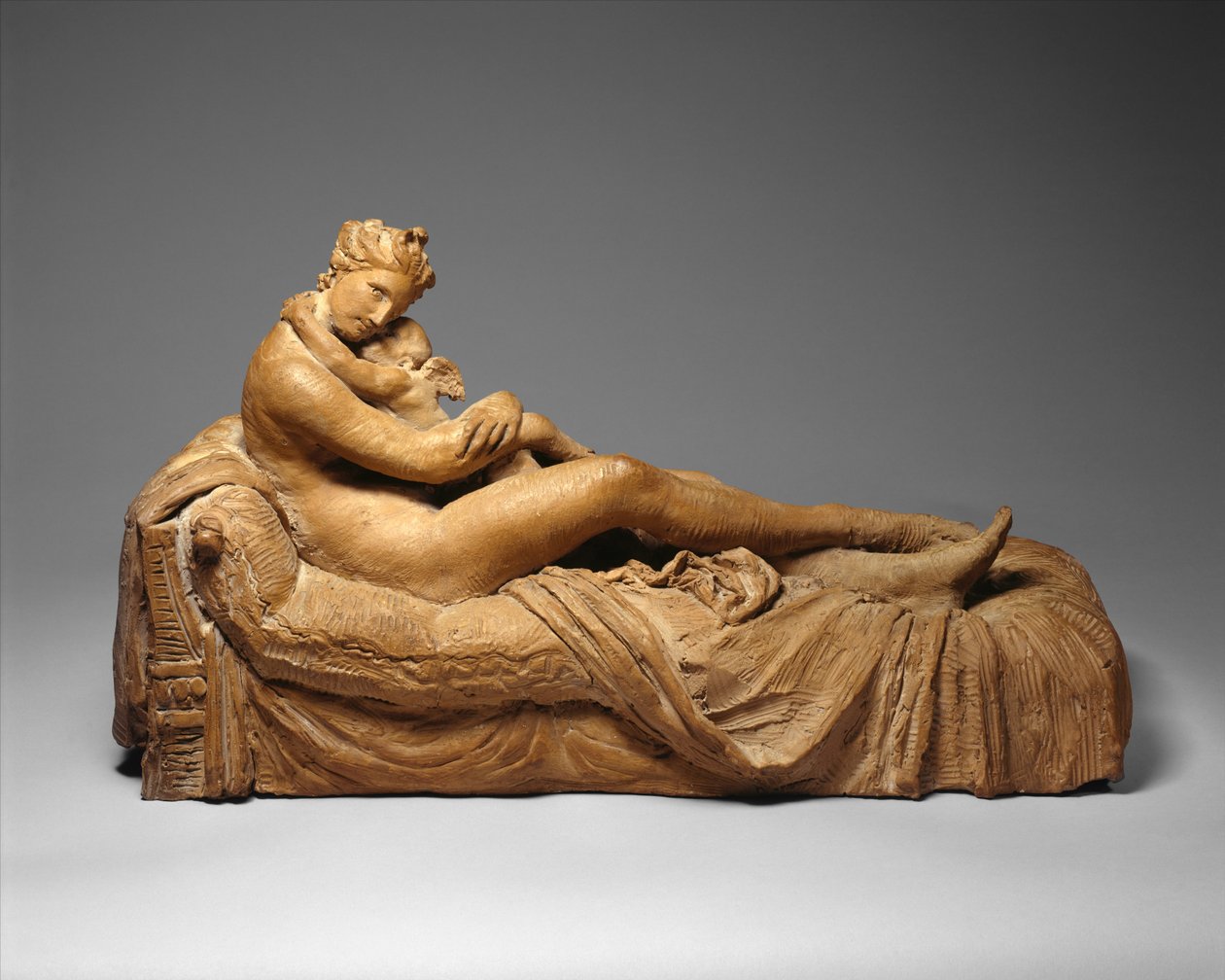 Venus ja Amor, 1798-99 (terrakotta) tekijältä Antonio Canova