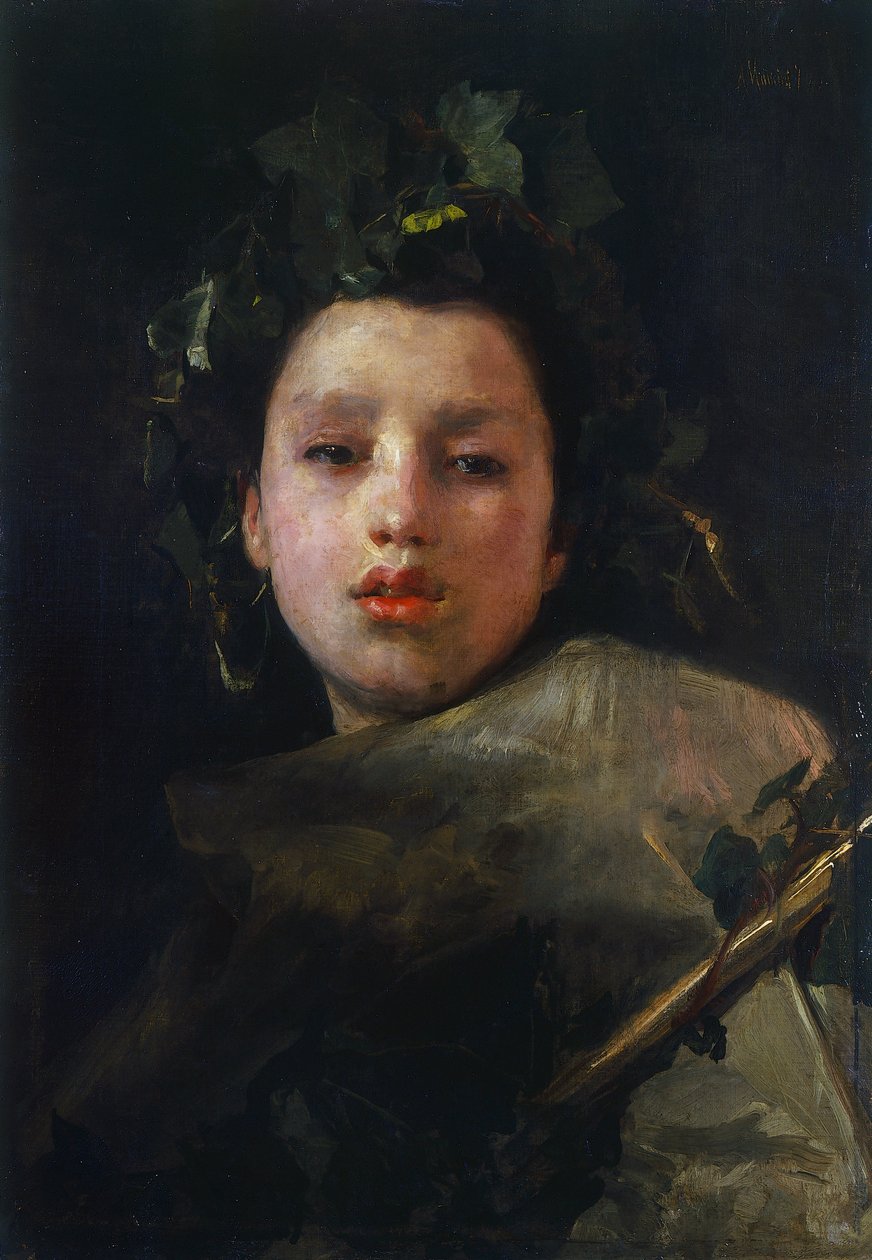 Bacchus poikana tekijältä Antonio Mancini