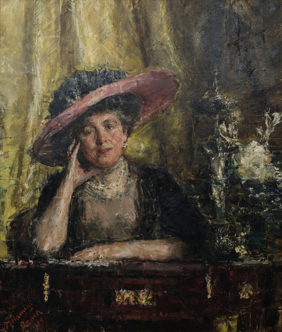 Lady Phillips, 1909. tekijältä Antonio Mancini