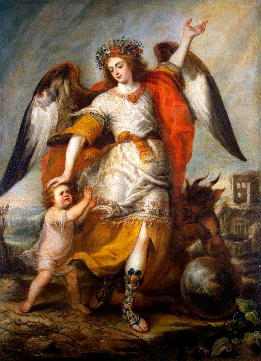 Suojelusenkeli, 1646. tekijältä Antonio Pereda y Salgado de