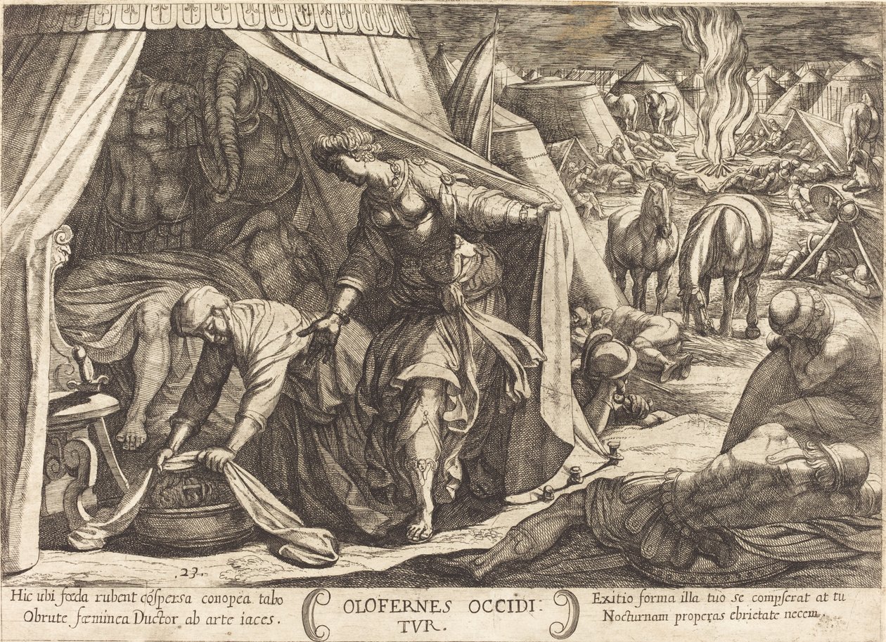 Judith ja Holofernes tekijältä Antonio Tempesta