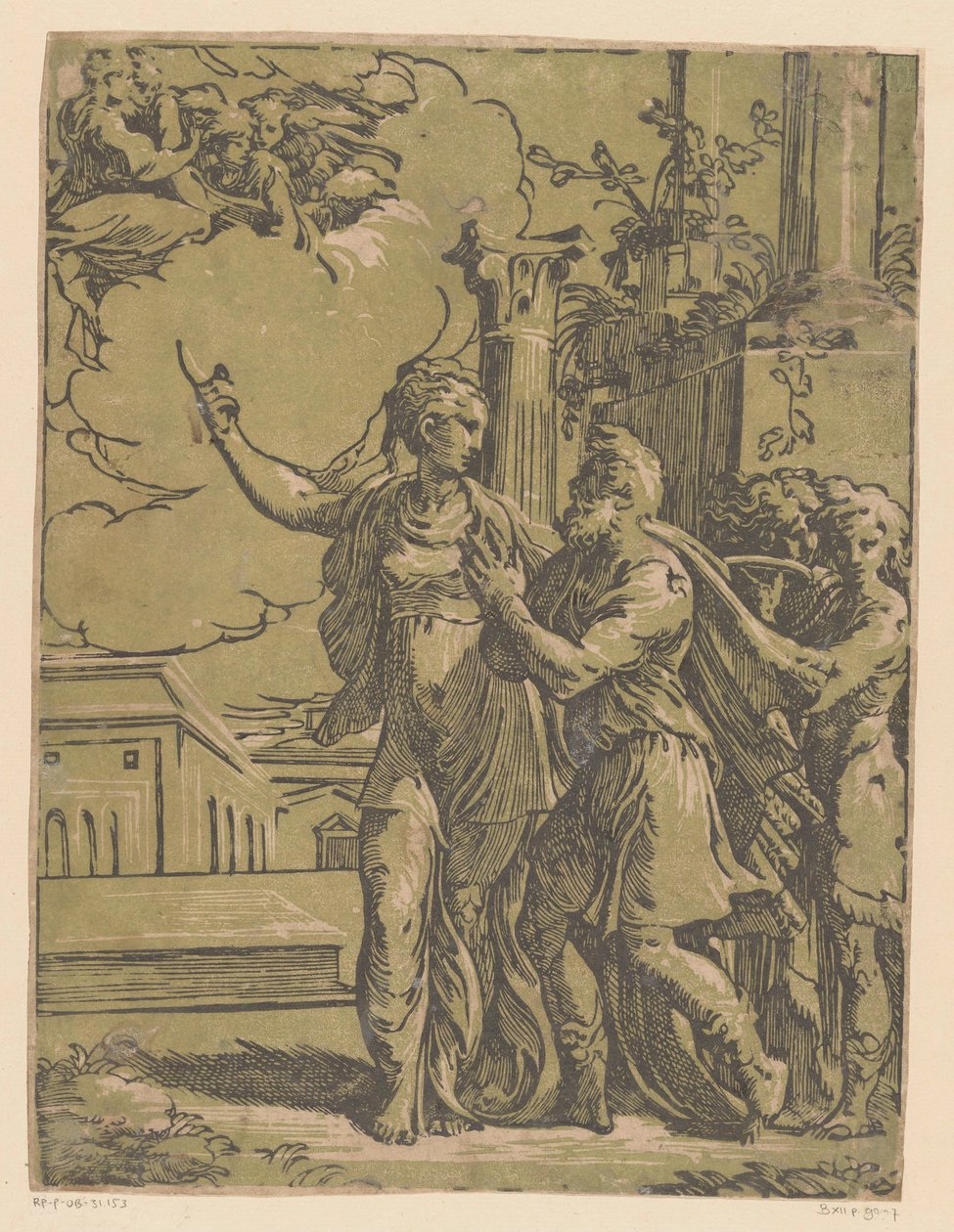 Keisari Augustus ja Tiburtine Sibyl tekijältä Antonio da Trento