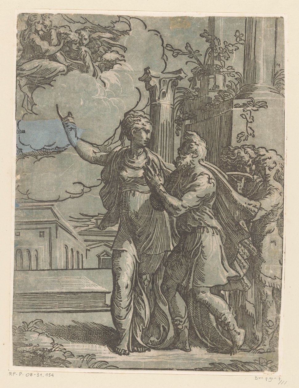 Keisari Augustus ja Tiburtine Sibyl tekijältä Antonio da Trento