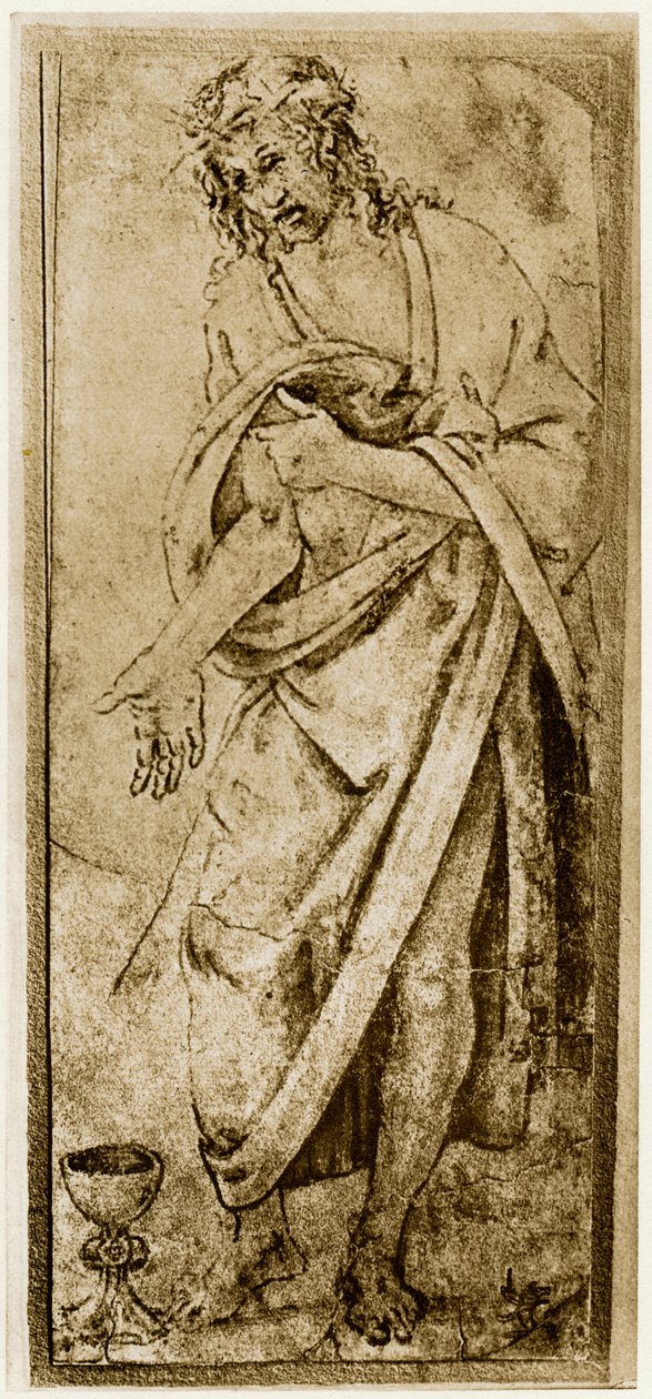 Kristus ja malja, 1913. tekijältä Antonio Pollaiuolo