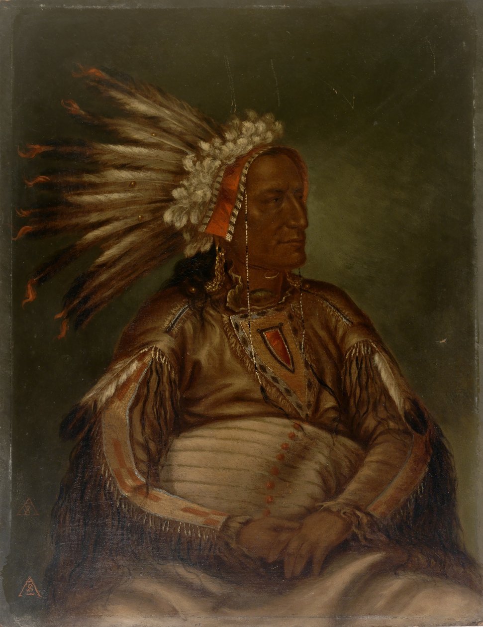 O-mata-ah-luta (Red Plume) tekijältä Antonion Zeno Shindler