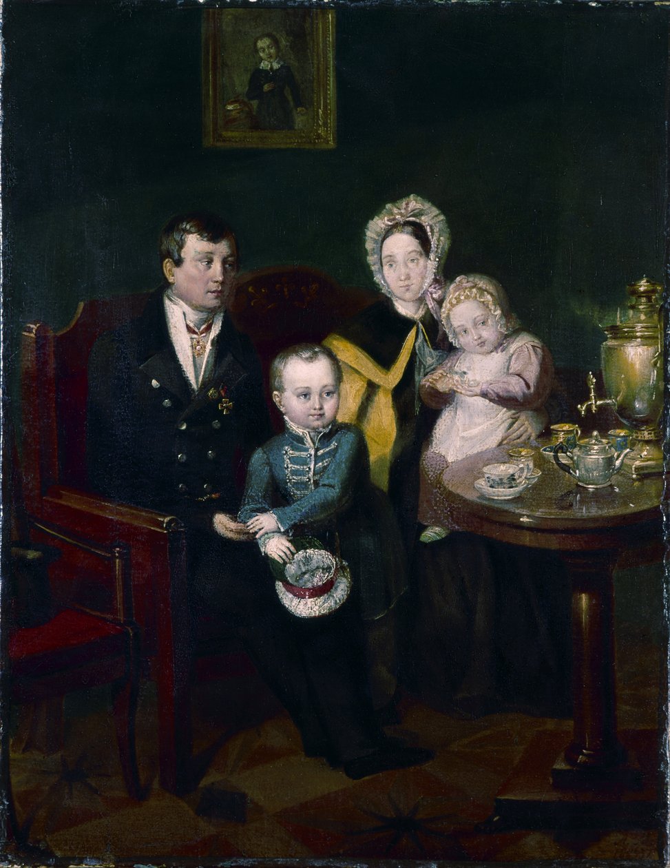 Perhekuva, 1837 tekijältä Apollon Nikolayevich Mokritsky