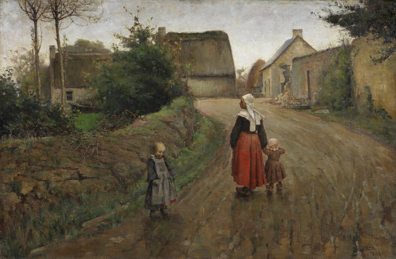 Katu Pont-Avenissa tekijältä Archibald Standish Hartrick