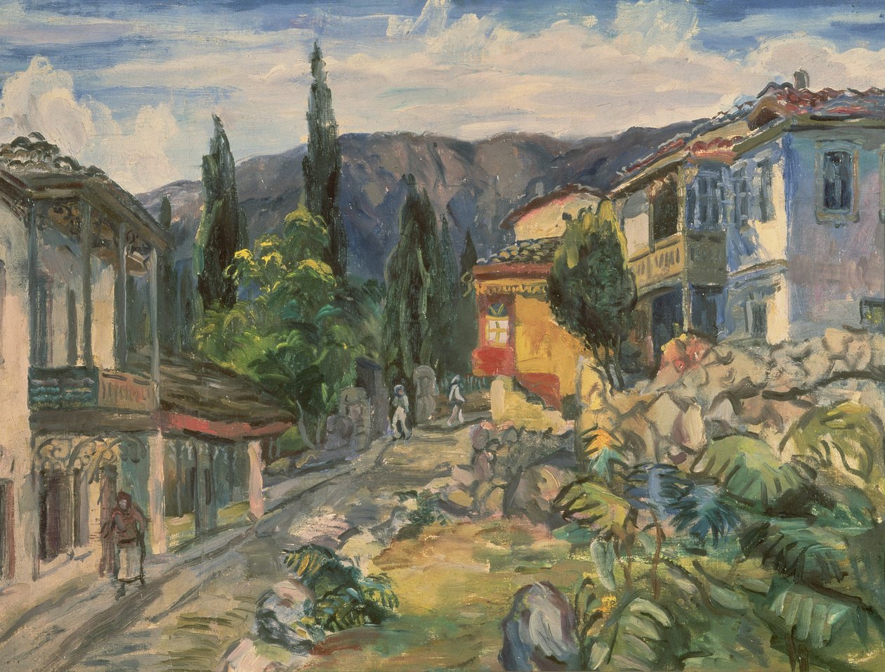 Huonekalut ja erilaiset esineet 1100- ja 1300-luvuilta tekijältä Aristarkh Vasilievic Lentulov