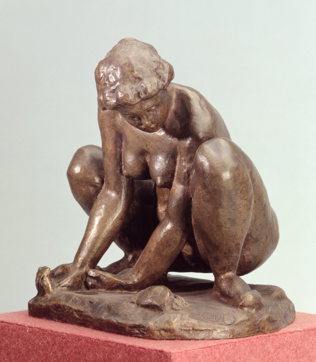 Hiipivä nainen, 1900-02 (pronssi) tekijältä Aristide Maillol