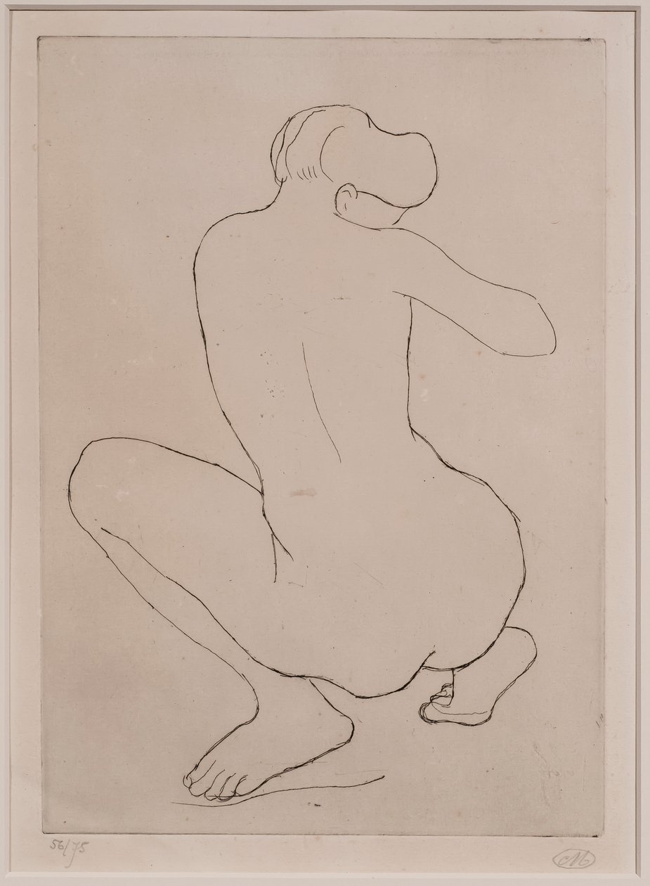 Hiipivä nainen tekijältä Aristide Maillol
