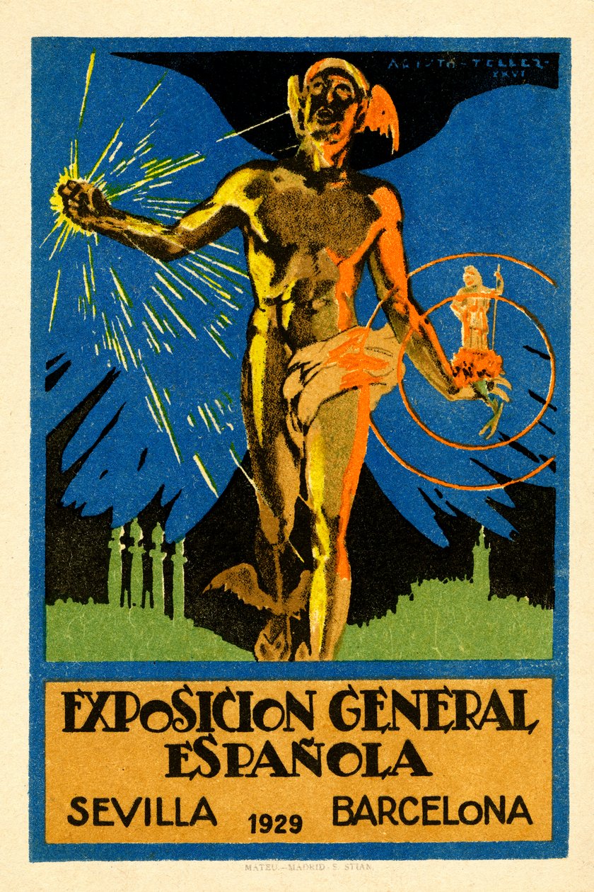 "Exposicion General Espñola" (Espanjalainen yleisnäyttely) tekijältä Aristo Tellez
