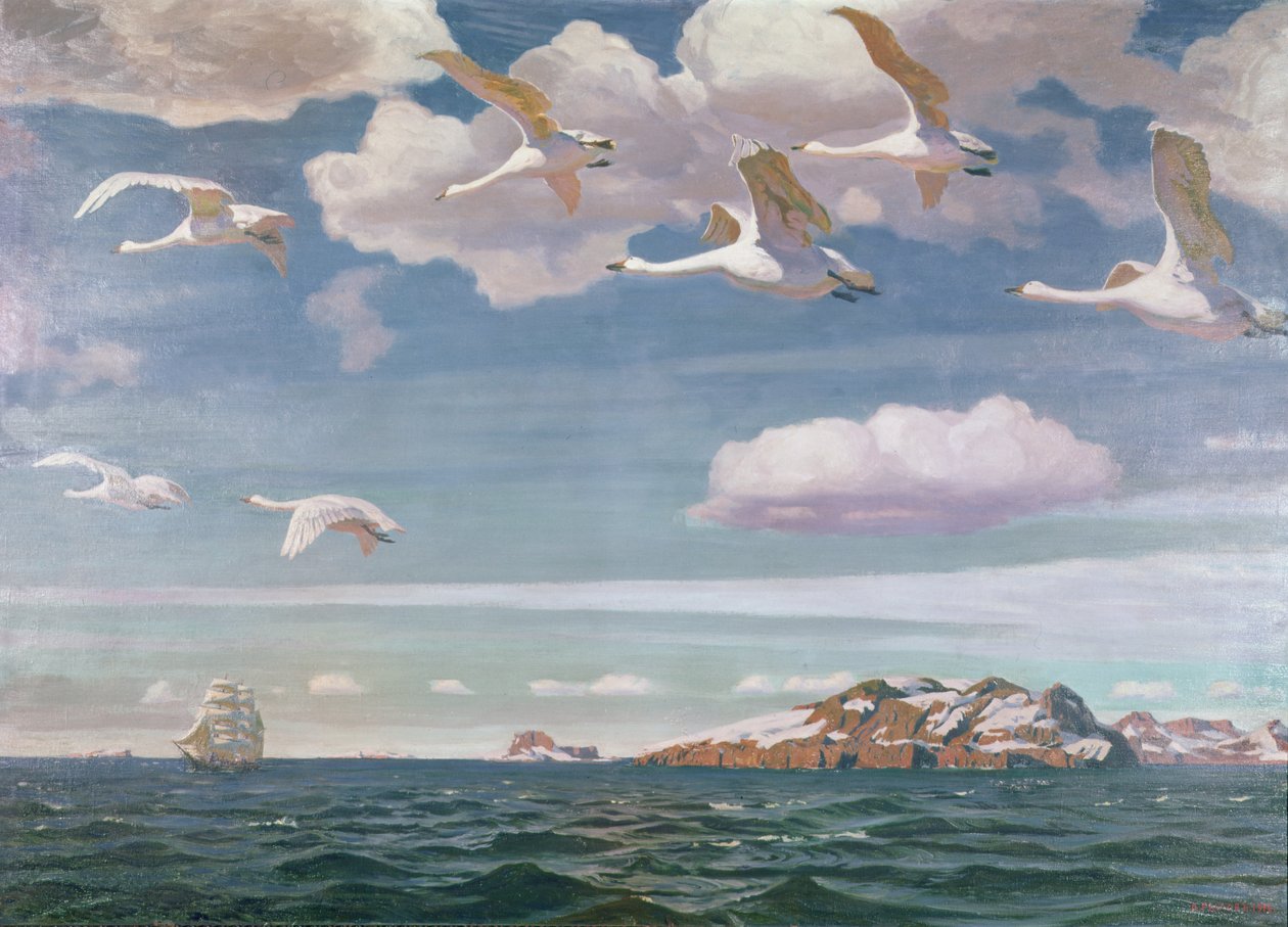 Sinisessä avaruudessa, 1918 tekijältä Arkadij Aleksandrovic Rylov