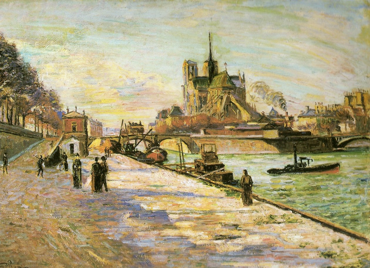 Pariisin Notre Dame tekijältä Jean Baptiste Armand Guillaumin