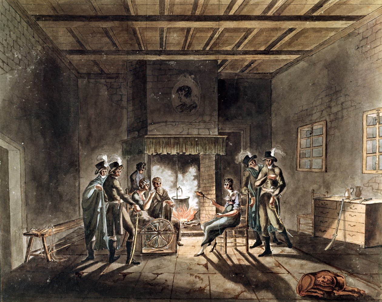 The Conspirators of the Cadoudal Affare, n. 1804 tekijältä Armand de Polignac