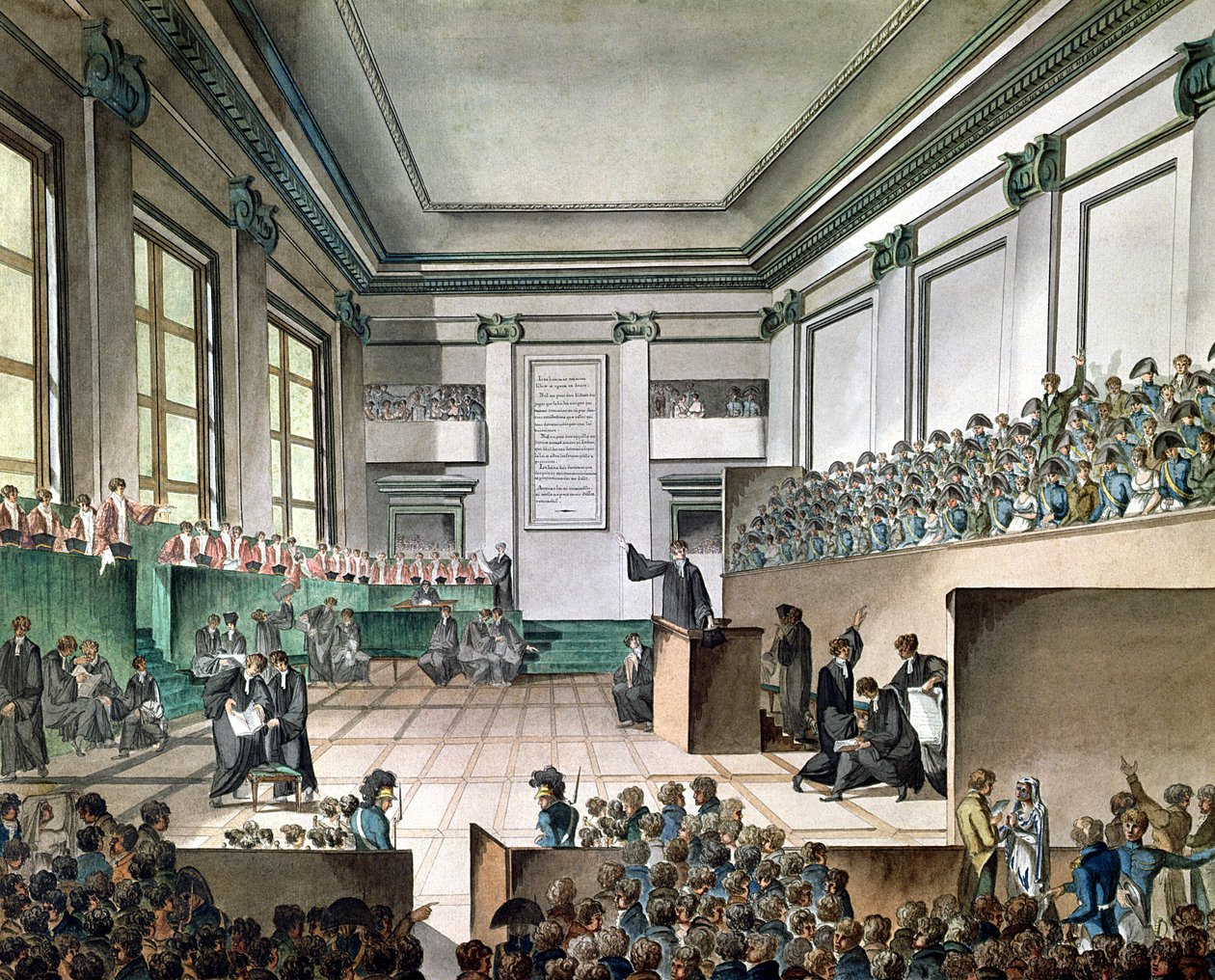 Cadoudalin tapauksen oikeudenkäynti, n. 1804 tekijältä Armand de Polignac