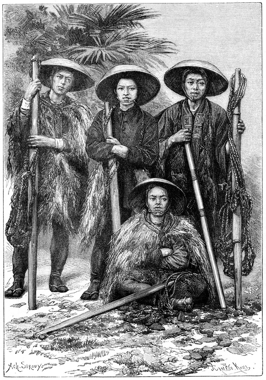 Japanilaiset talonpojat, 1895. tekijältä Armand Kohl