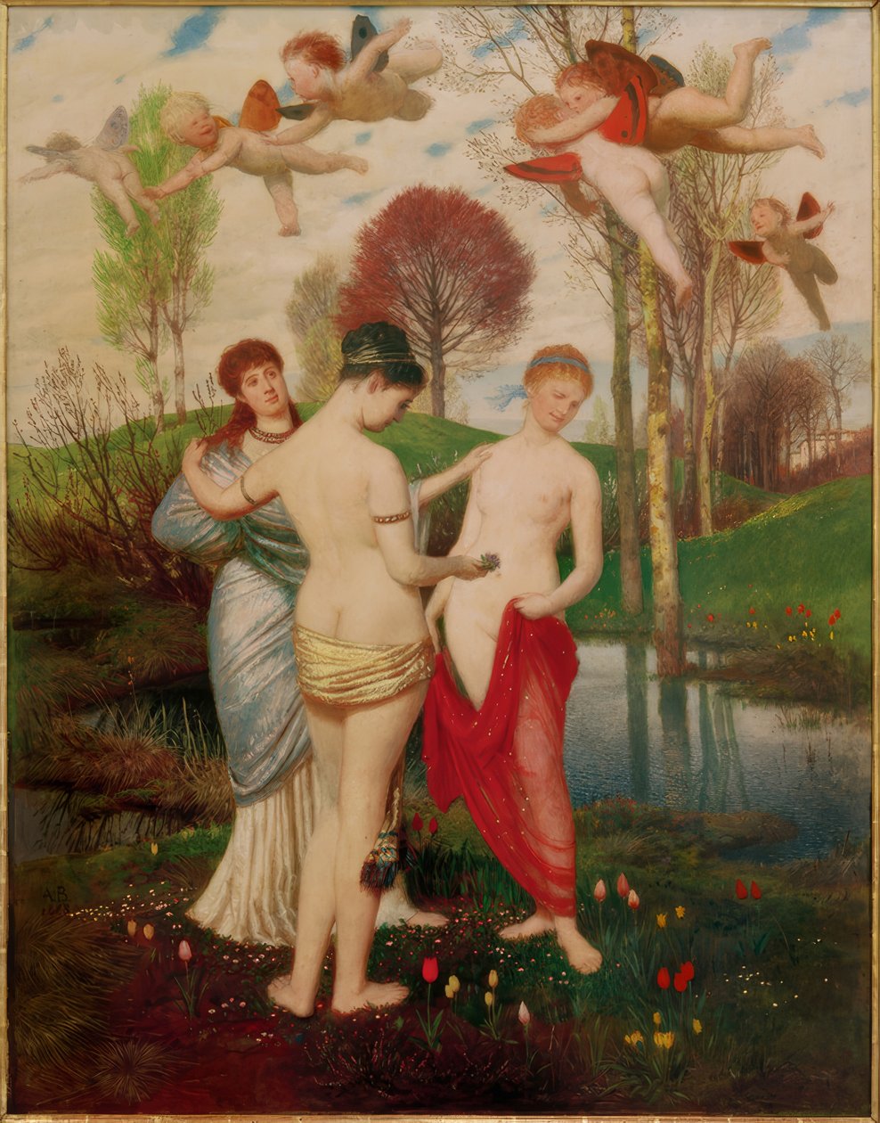 Frühlingshymne tekijältä Arnold Böcklin