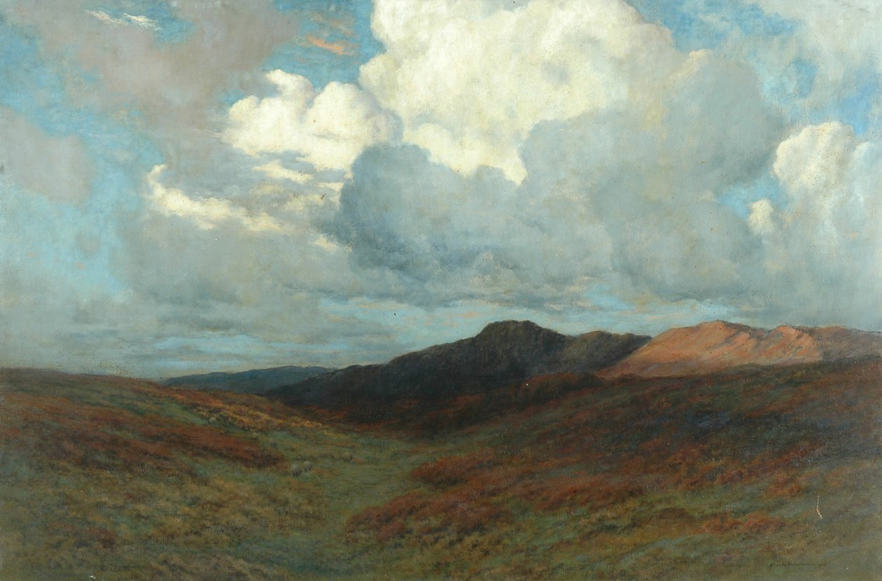 Moorland, noin 1907 tekijältä Arnold Priestman