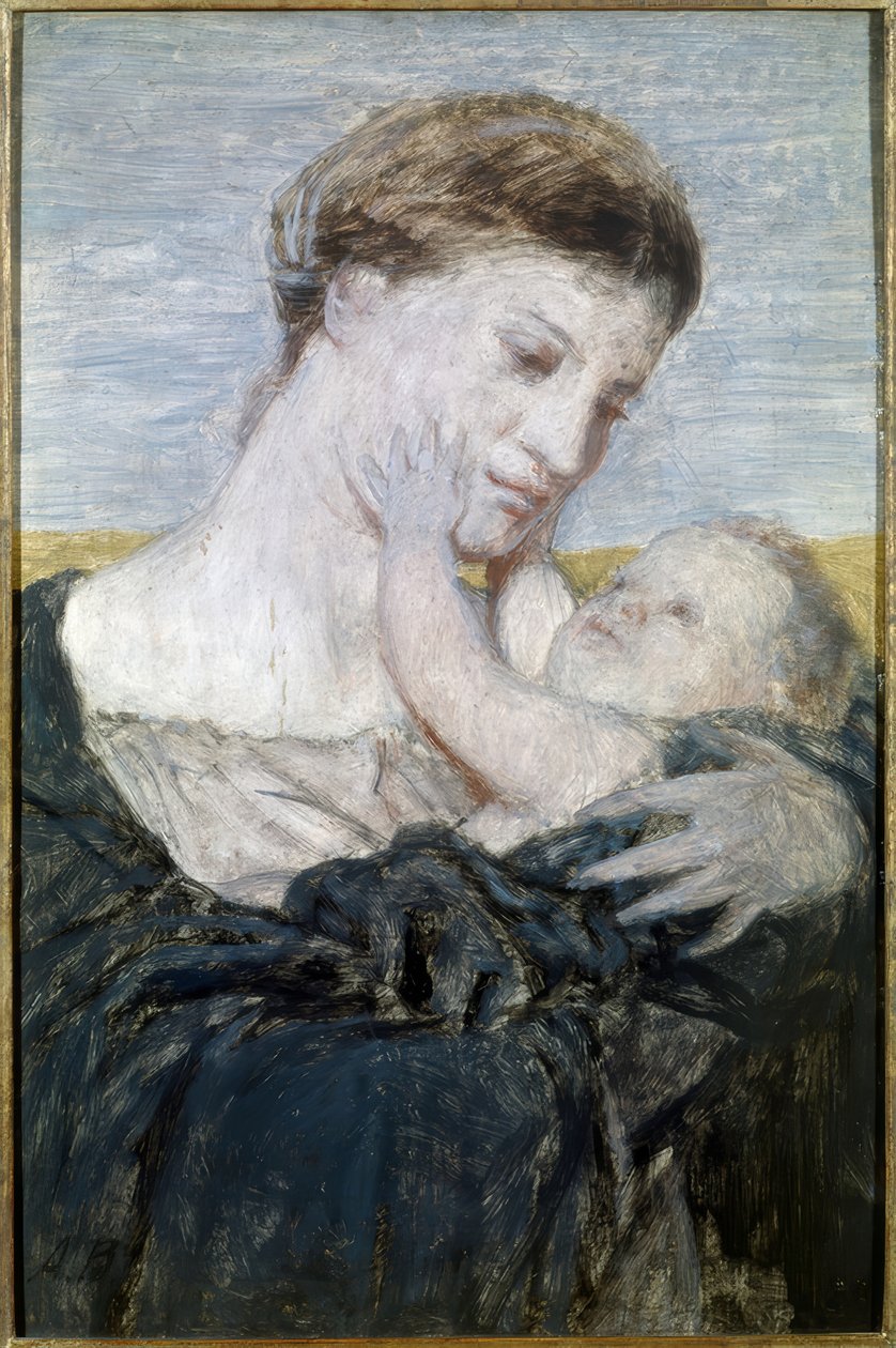 Mutter und Kind tekijältä Arnold Böcklin