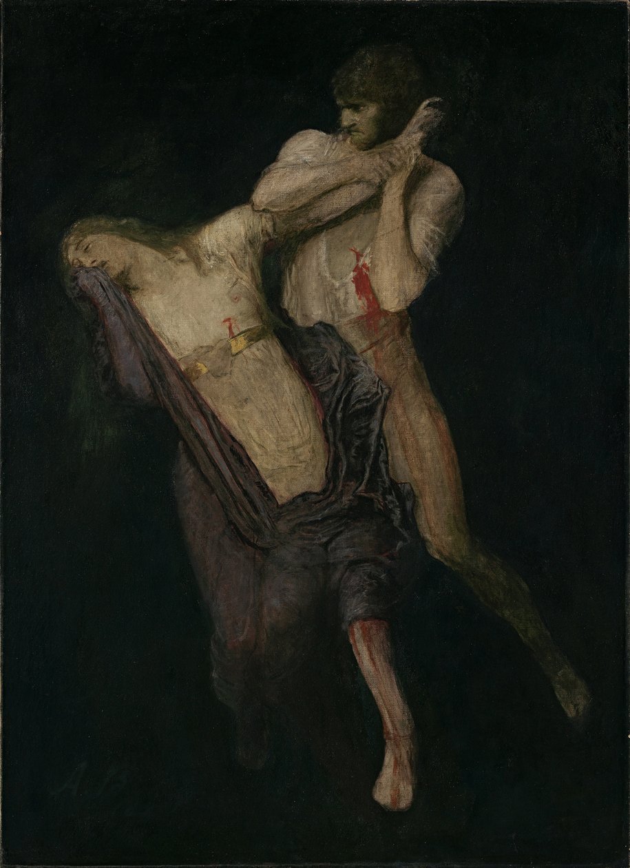 Paolo ja Francesca, 1893. tekijältä Arnold Böcklin