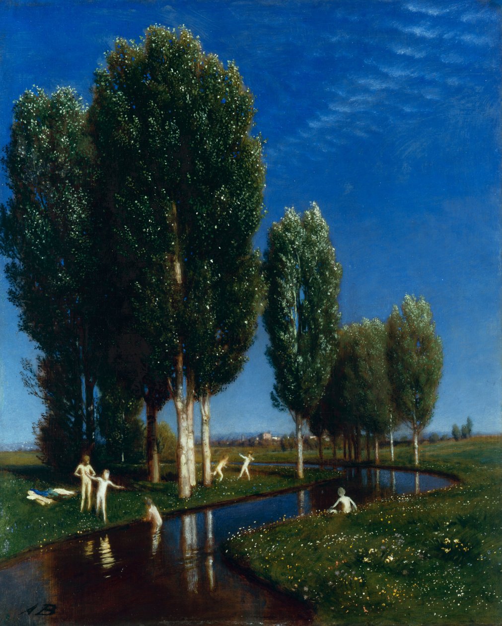 Kesäpäivä, 1881 tekijältä Arnold Böcklin