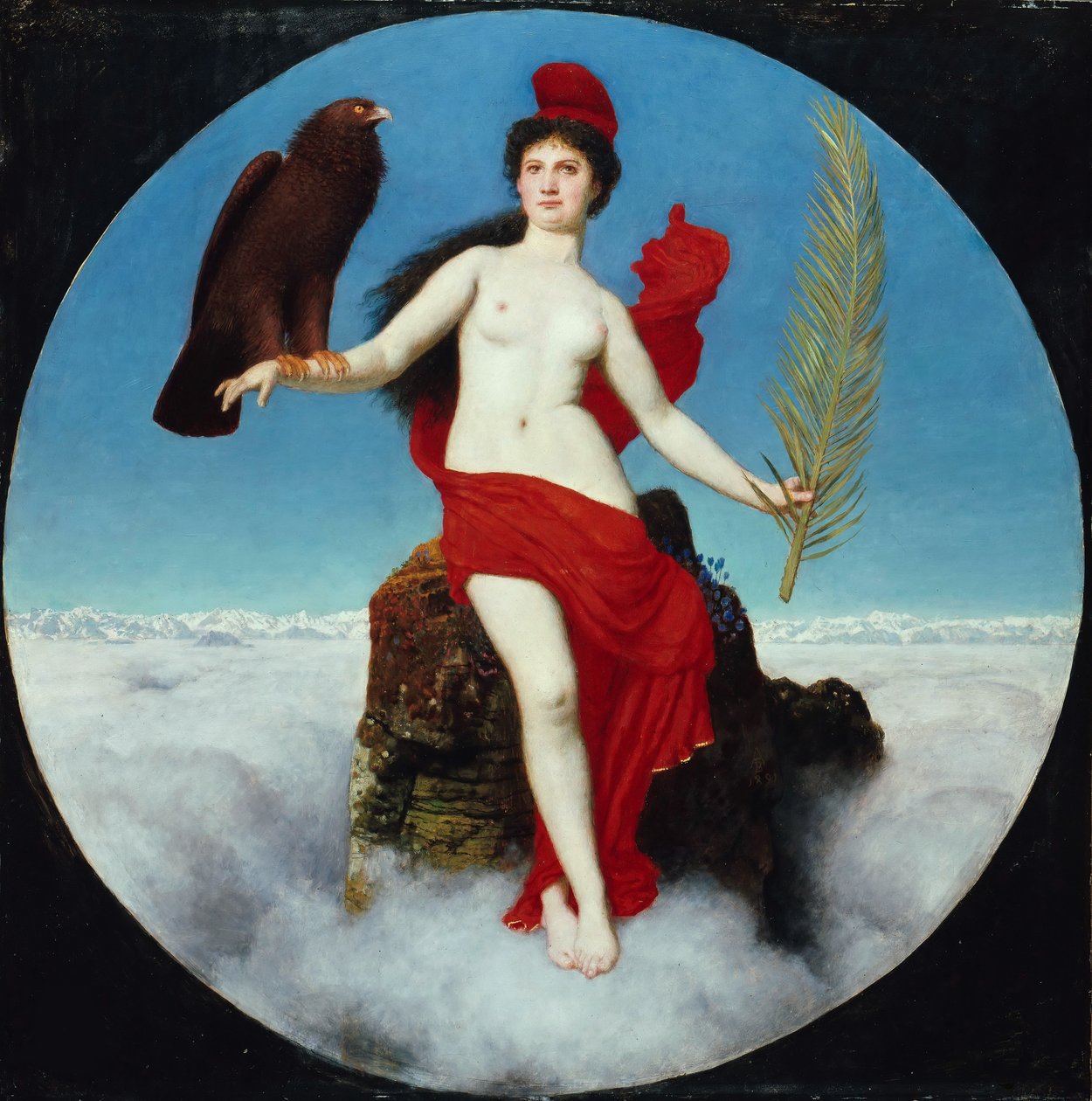 The Freedom Helvetia, 1891. tekijältä Arnold Böcklin
