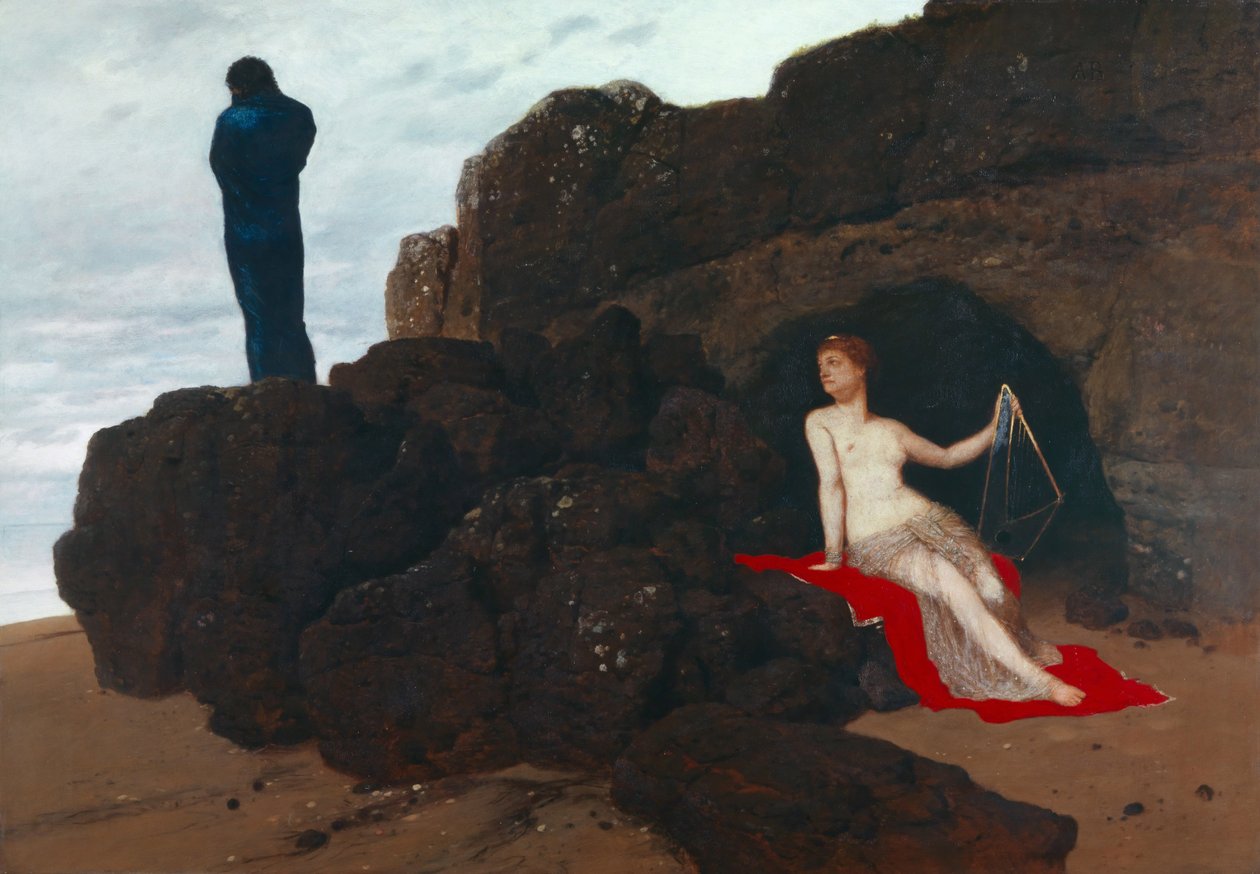 Ulysses ja Calypso, 1882. tekijältä Arnold Böcklin