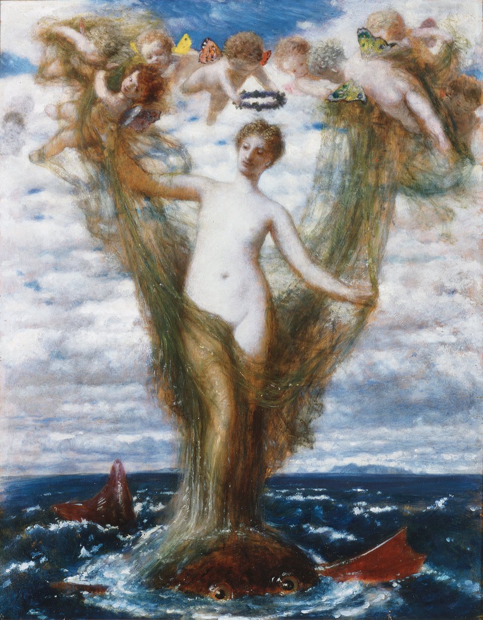 Venus Anadyomene tekijältä Arnold Böcklin