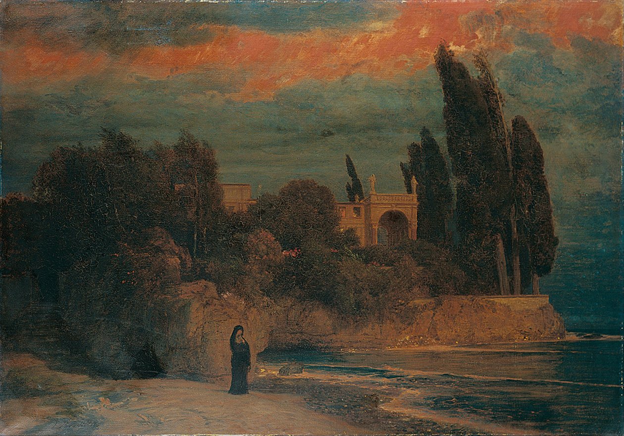 Villa meren rannalla tekijältä Arnold Böcklin