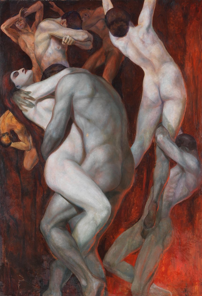 The Damned, c. 1910. tekijältä Arnold Rechberg