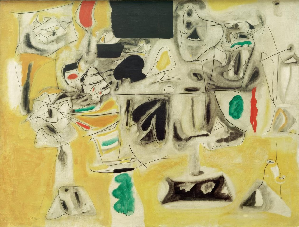 Maisema-pöytä tekijältä Arshile Gorky