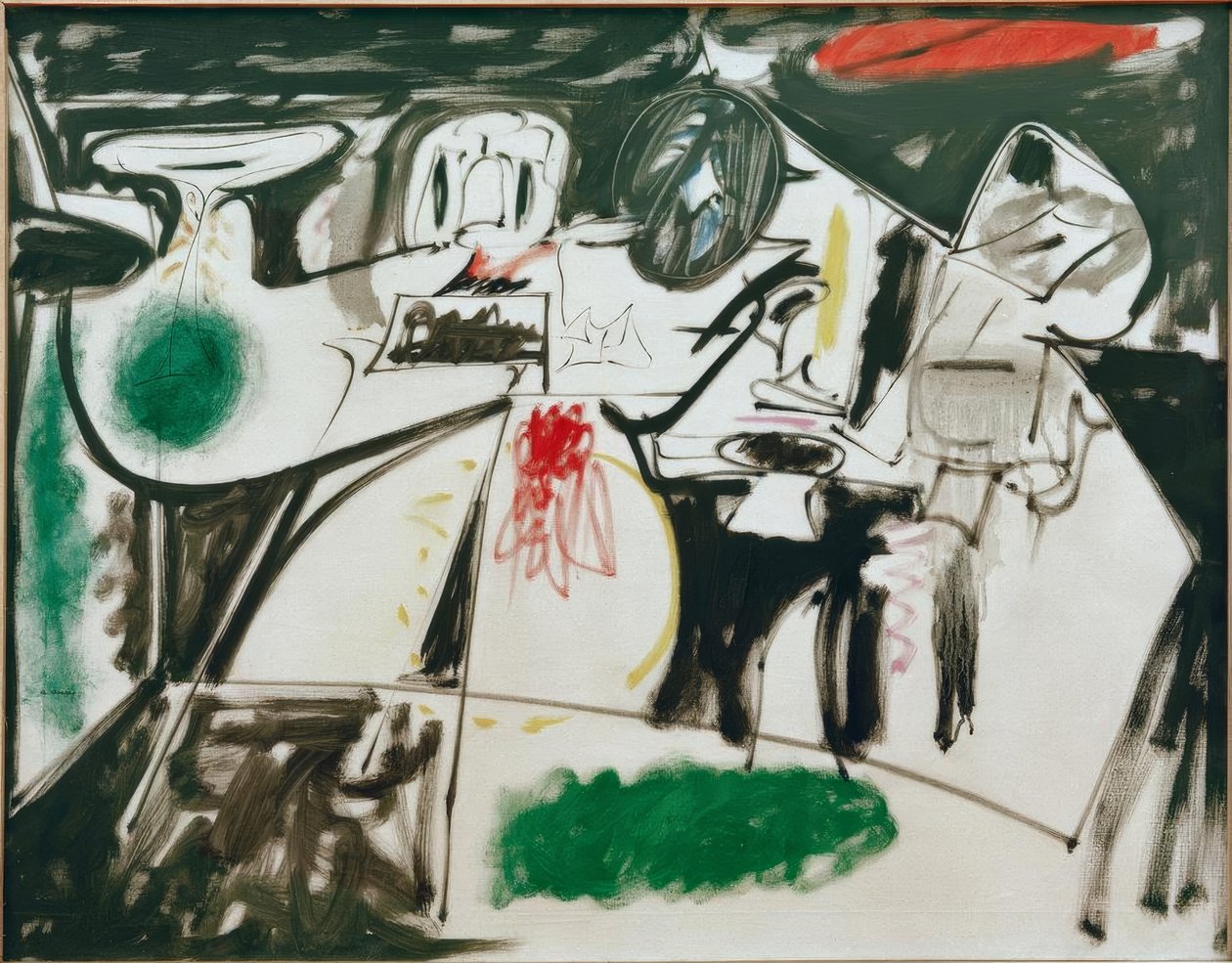 Viimeinen maalaus (musta munkki) tekijältä Arshile Gorky