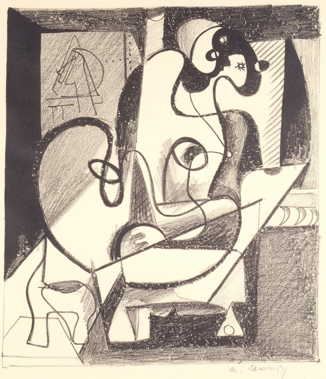 Taidemaalari ja malli (The Creation Chamber) tekijältä Arshile Gorky