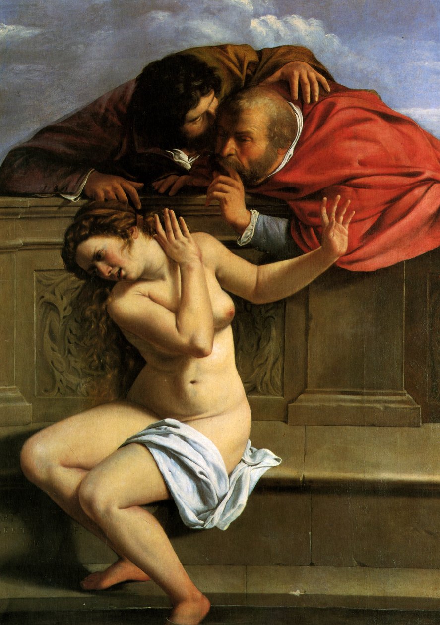 Susanna ja vanhemmat tekijältä Artemisia Gentileschi