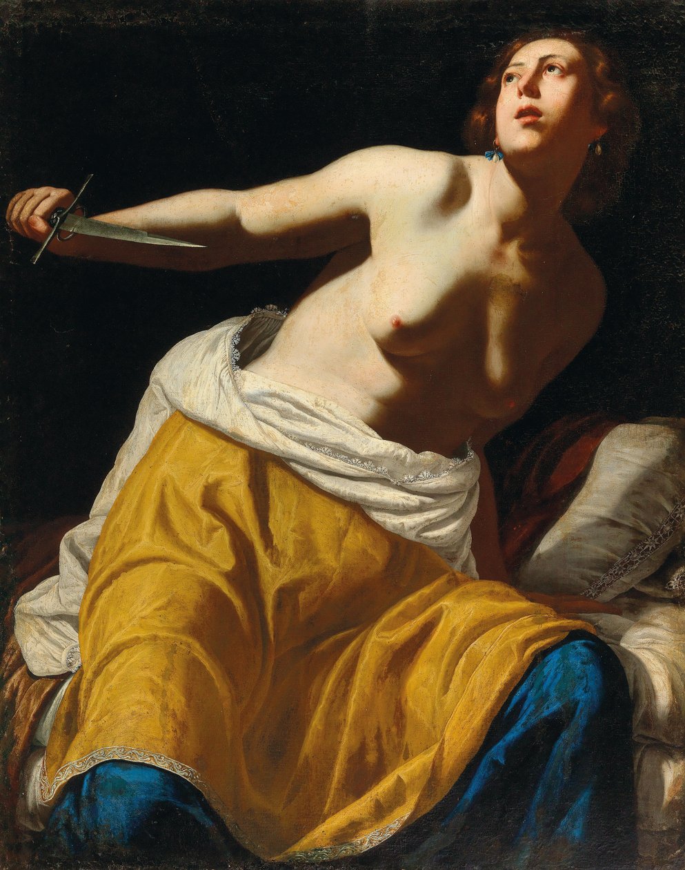 Lucretia, noin 1640-1645. tekijältä Artemisia Gentileschi