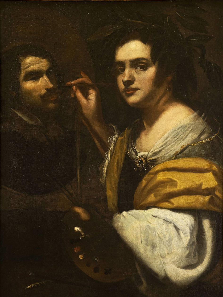 Omakuva, 1637. tekijältä Artemisia Gentileschi