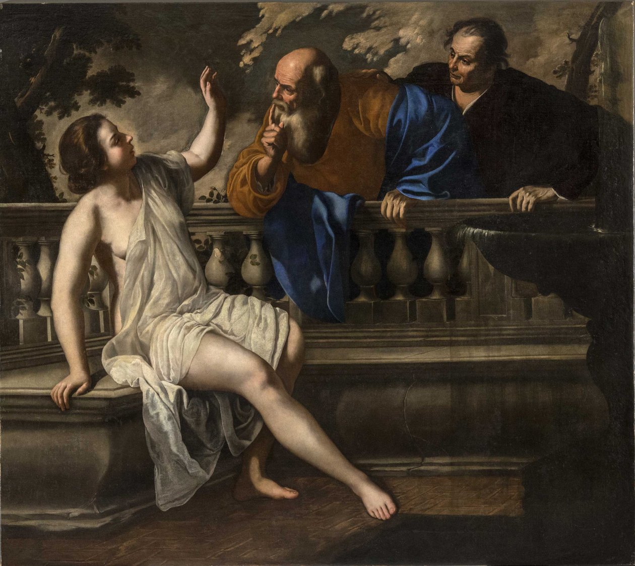 Susanna ja vanhimmat, 1652 tekijältä Artemisia Gentileschi